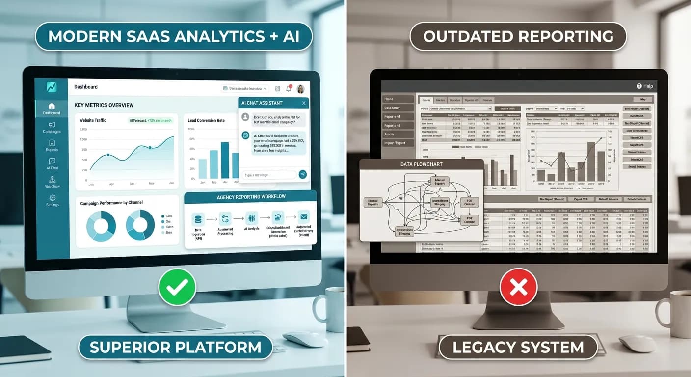 Best AgencyAnalytics Alternative with AI Chat